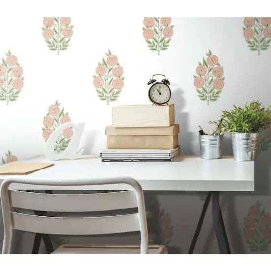 RoomMates Tamara Day Dutch Floral Peel & Stick Wallpaper Orange {4}