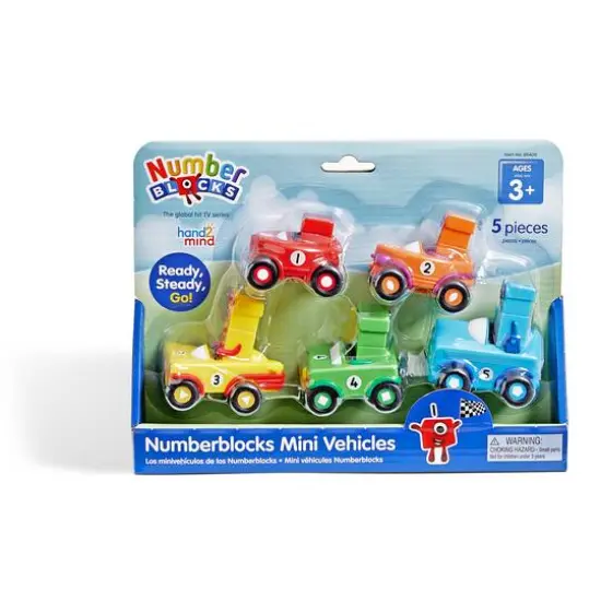 hand2mind Numberblocks&reg; Mini Vehicles Play Set {10}