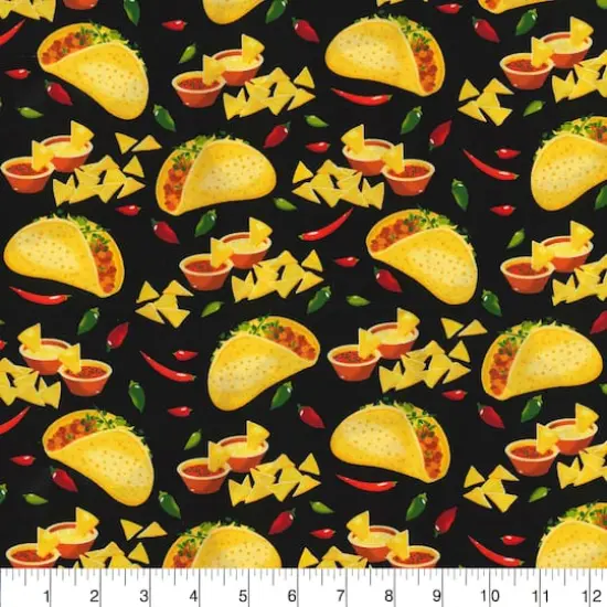 Fabric Traditions Tacos Cotton Fabric {3}
