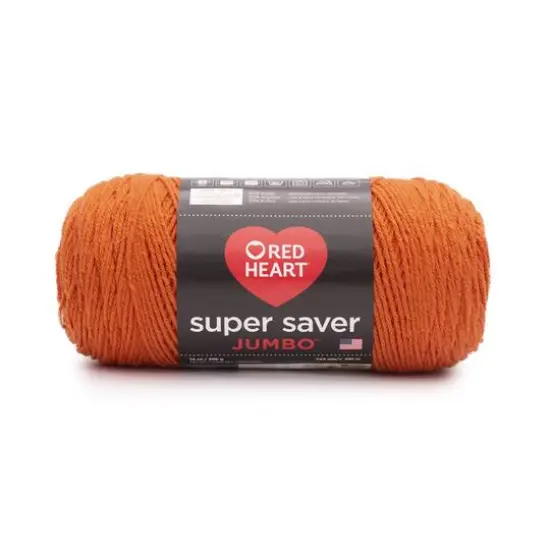 Red Heart&reg; Super Saver&reg; Solid Jumbo Yarn, 14oz. Carrot {1}