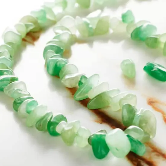 Green Aventurine Chip Beads, 7mm by Bead Landing&trade; {3}