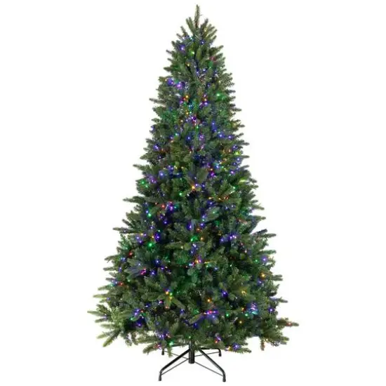 9ft. Pre-Lit Real Touch&trade; Elite Calgary Pine IPT Artificial Christmas Tree, Dual Color LED Lights {4}