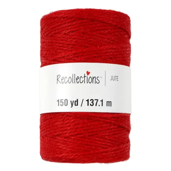 150yd. Red Jute Spool by Recollections&trade; {4}