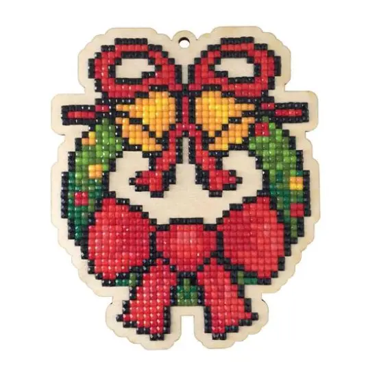Wizardi Diamond Painting Kit Christmas Wreath {1}