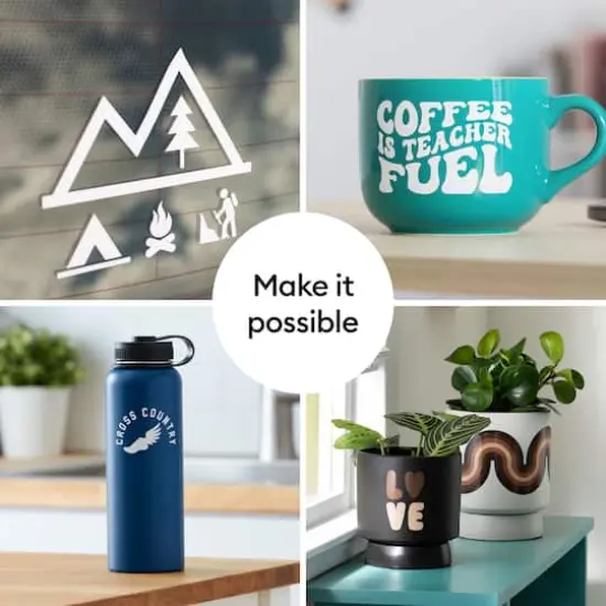 Cricut&reg; 12" x 48" Permanent Vinyl Guava Pink {4}