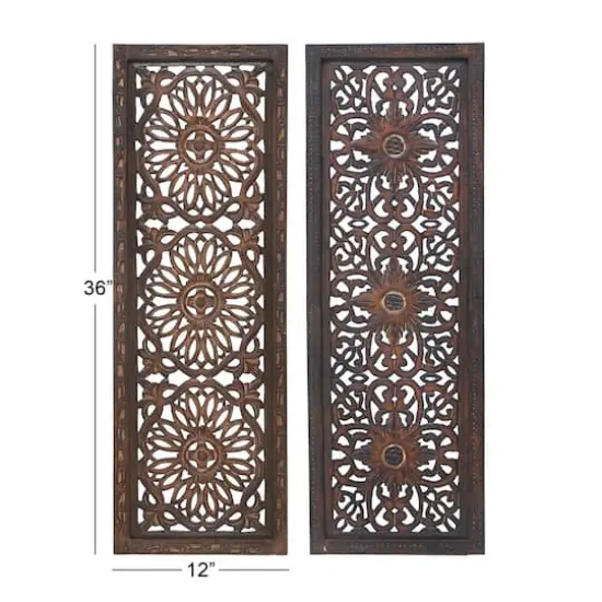 36" Brown Traditional Wall D&eacute;cor Set {9}