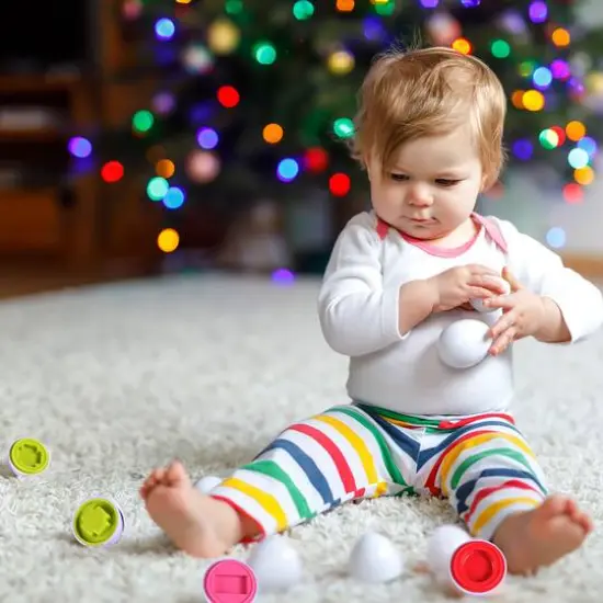 Nothing But Fun Toys Shape Sort Eggs Playset {7}