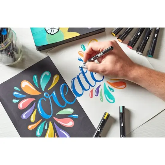 Sharpie&reg; 12 Color Brush Tip Creative Markers {3}