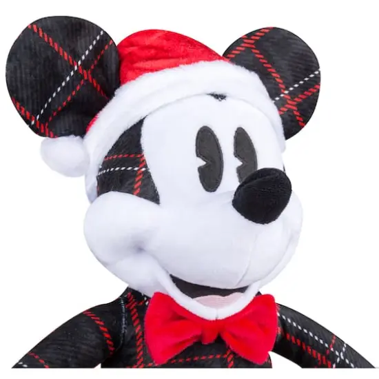20" Christmas Mickey Mouse in Vintage Plaid Holiday Greeter {5}
