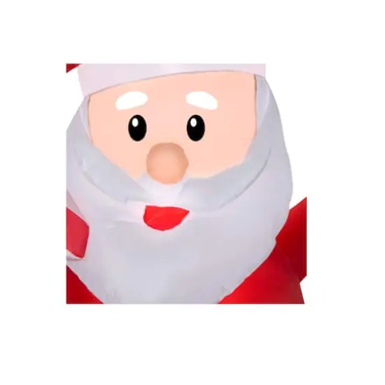4ft. Airblown&reg; Inflatable Christmas Santa with Candy Cane {5}