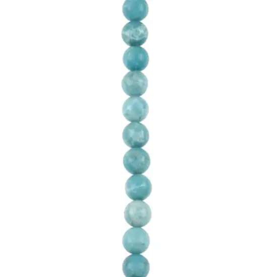 Reconstituted Larimar Round Beads, 7.5mm by Bead Landing&trade; {1}