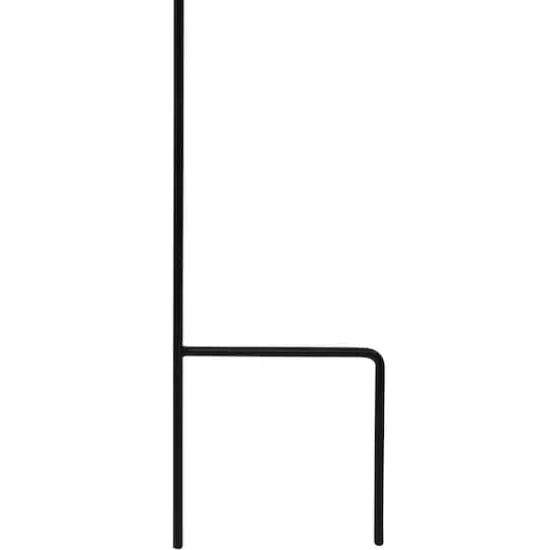 37.75" Black Solid Contemporary Garden Flagpole {5}