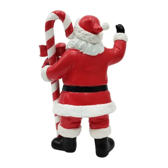 10.5" Red & White Santa with Candy Cane Tabletop D&eacute;cor by Ashland&reg; {4}