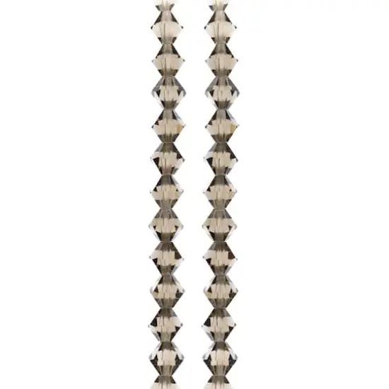 Preciosa Glass Crystal Bicone Beads, 6mm by Bead Landing&trade; Black {1}