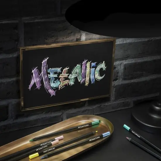 Faber-Castell&reg; Black Edition Metallic Colored Pencils {4}