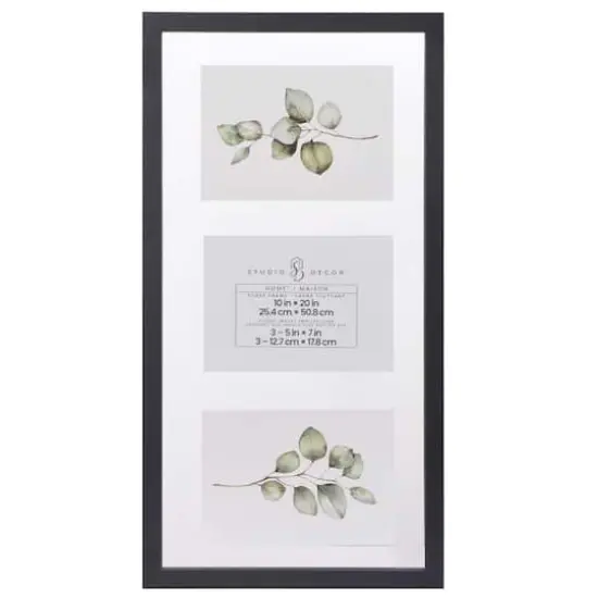 Home&trade; 10" x 20" Black Float Frame by Studio D&eacute;cor&reg; {1}