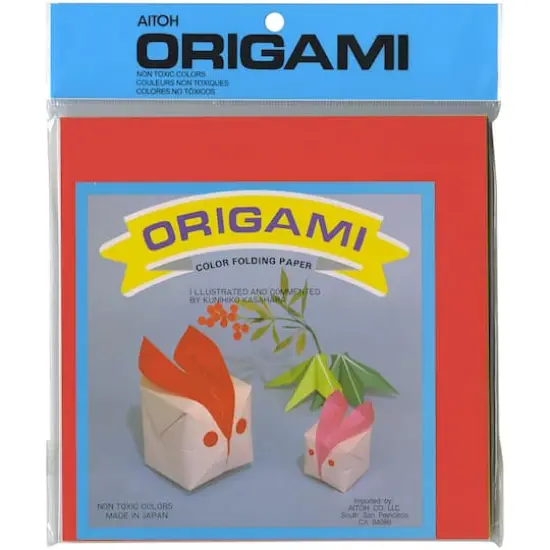 Aitoh 7" Assorted Origami Paper, 100 Sheets {1}