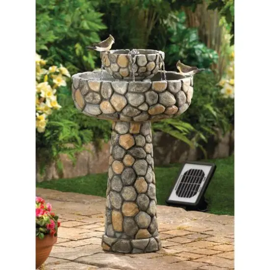 25" Wishing Well Solar Water Fountain {3}