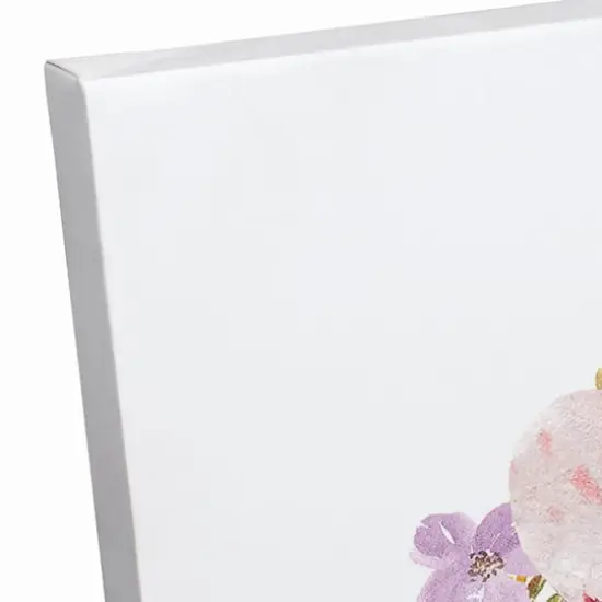 Easter Bunny Wreath 16" x 16" Canvas Wall Art {4}