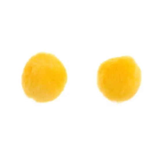 John Bead 2" Pom Poms, 50ct. Yellow {4}