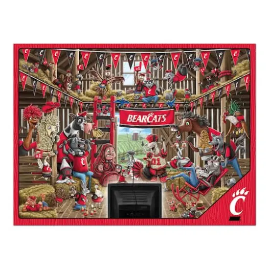 College Barnyard Fans 500 Piece Puzzle Cincinnati Bearcats {5}