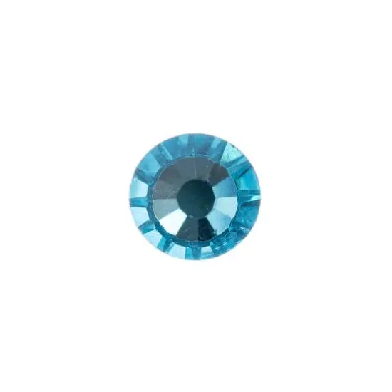 John Bead Crystal Lane SS20 Round Flatback Czech Crystals, 1,440ct. Aquamarine {3}