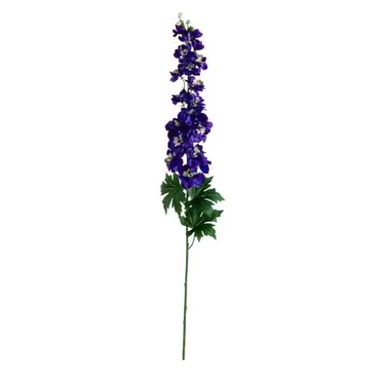 39" Blue Delphinium Flower Stems, 3ct. {1}