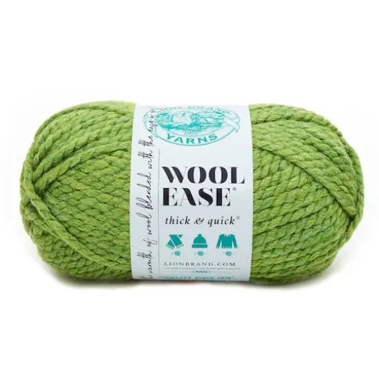 Lion Brand&reg; Wool-Ease&reg; Thick & Quick&reg; Solid Yarn Grass {1}