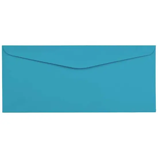 JAM Paper #9 Business Recycled Envelopes, 50ct. Blue {1}
