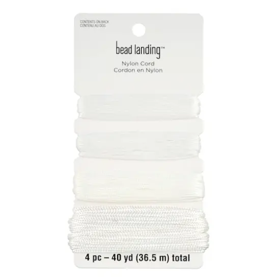 White Nylon Cord Assortment by Bead Landing&trade; {1}