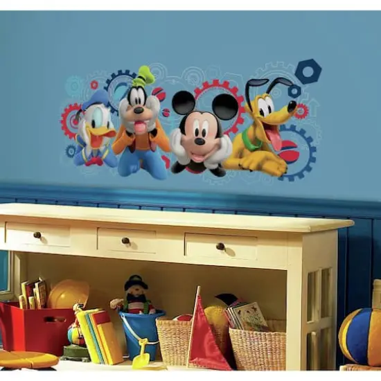 RoomMates Mickey Mouse Clubhouse Capers Peel & Stick Giant Decals {4}