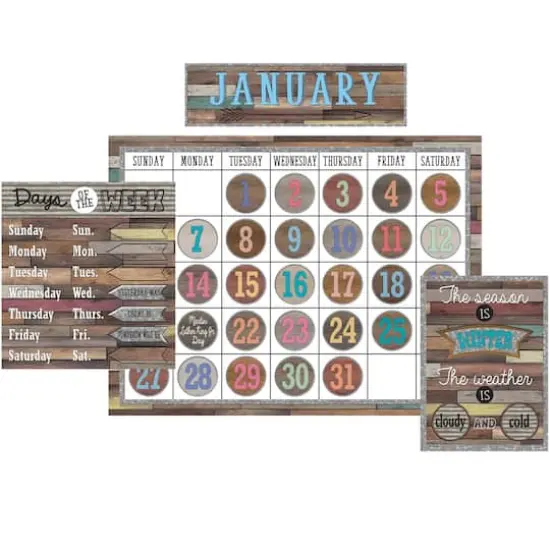 Teacher Created Resources Home Sweet Classroom Calendar Set, 2ct. {3}