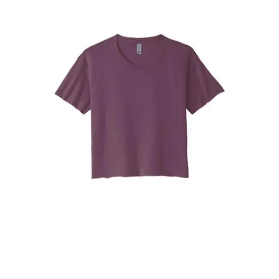 Next Level Women's Festival Cali Crop Top Shiraz {1}