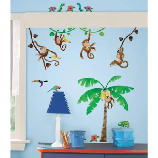 RoomMates Monkey Business Peel & Stick Wall DecalsRoomMates Monkey Business Peel & Stick Wall Decals {6}