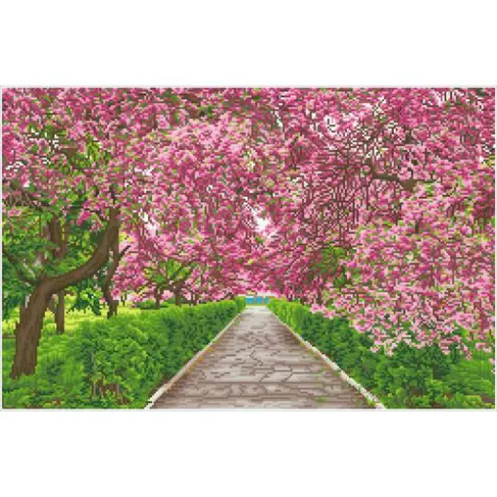 Diamond Dotz&reg; Intermediate Springtime Meander Diamond Painting Kit {3}