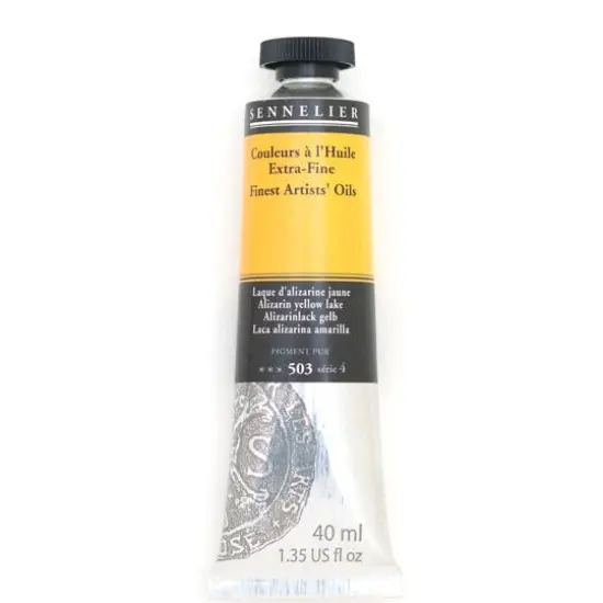 Sennelier Artists' Oil Color, 40mL 503 Alizarin Yellow Lake S4 {1}