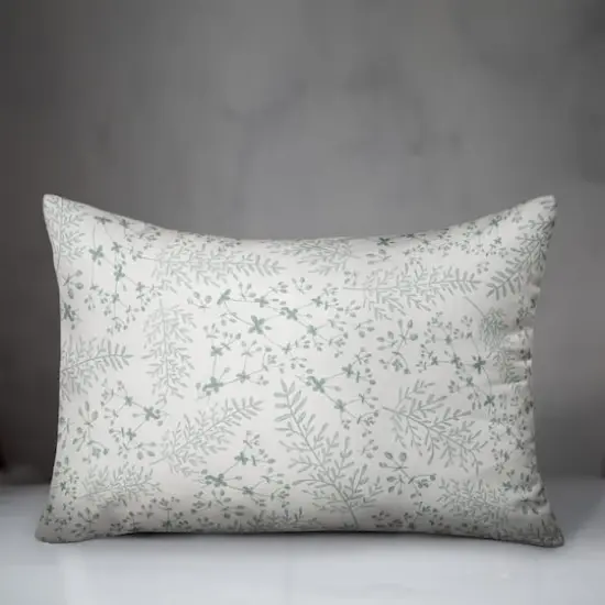 Rough Leaf Pattern Pillow 2 18" x 18" Throw Pillow {3}