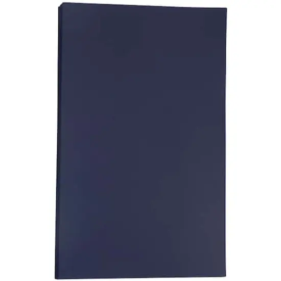 JAM Paper Matte 8.5" x 14" 28lb. Paper, 50 Sheets Navy Blue {1}