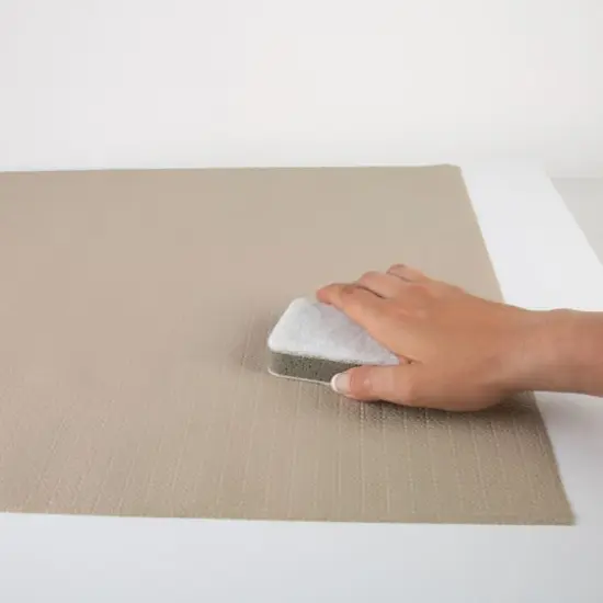 Simplify 17.5ft. Taupe Smooth Surface Shelf Liner {7}