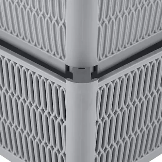 Simplify Slide 2 Stack It Small Storage Tote Baskets, 2ct. Gray {19}