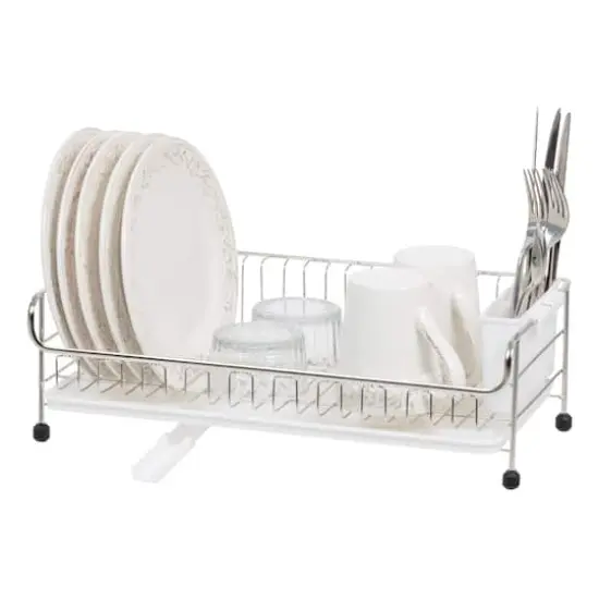 IRIS&reg; 17" Stainless Steel Rack White {9}