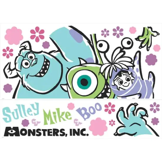 RoomMates Monsters Inc. Peel & Stick Giant Wall Decals {1}