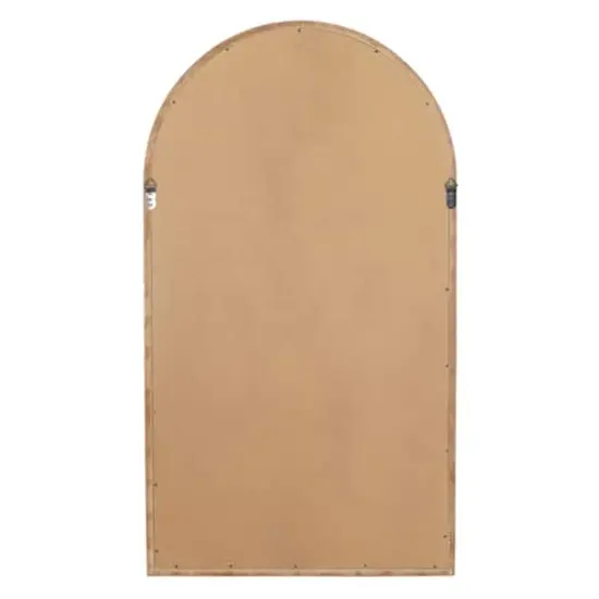 46" White Vintage Wood Wall Mirror {7}