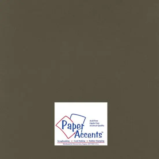 PA Paper&trade; Accents Smooth 12"x 12" Heavyweight Cardstock, 25 Sheets Dark Molasses {1}