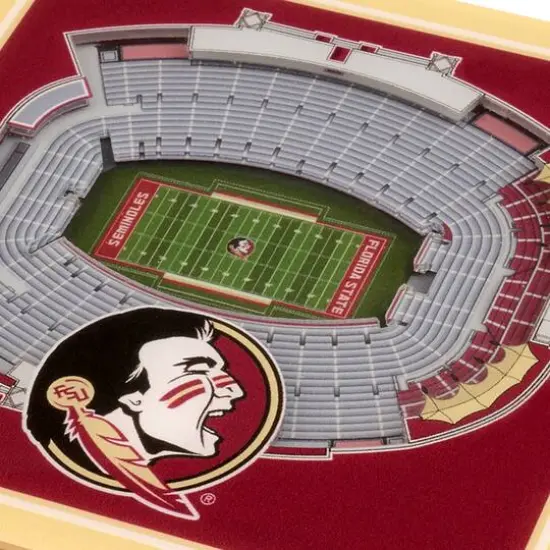 NCAA 3D StadiumView Coasters Florida State Seminoles {5}