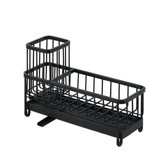 SunnyPoint NeverRust Stainless Utensil Sink Cleaning Tool Holder Black {1}