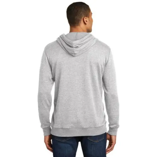 District Lightweight Fleece Hoodie Heathered Grey {6}