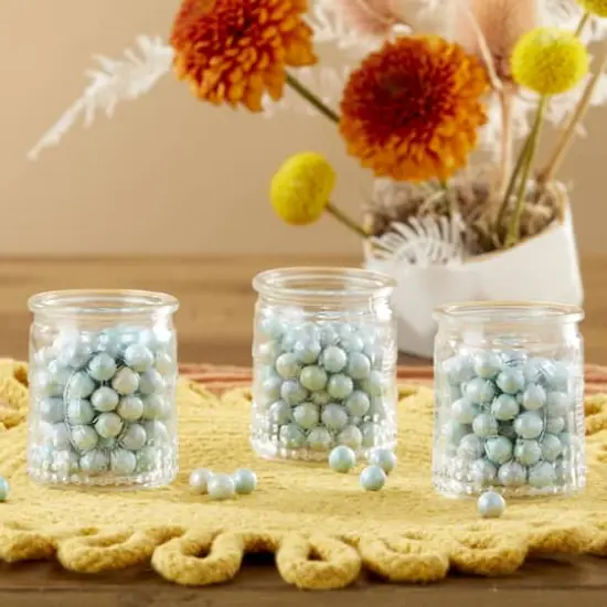 Kate Aspen&reg; Vintage Clear Glass Tea Light Holder, 4ct. {3}