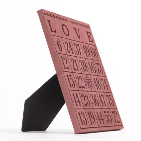 Valentine Bingo 8" x 10" Tabletop Canvas {3}