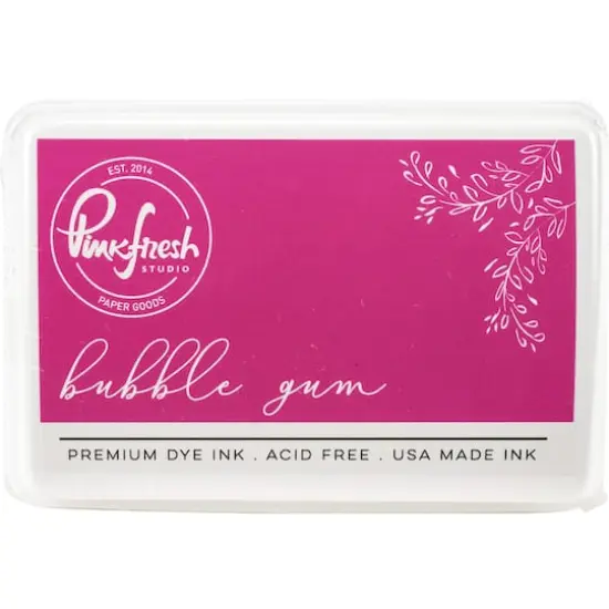 Pinkfresh Studio Premium Dye Ink Pad Bubble Gum {1}